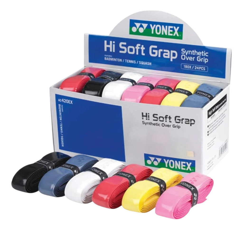 Grip Yonex Hi Soft Ac420ex 24 Piezas En Colores