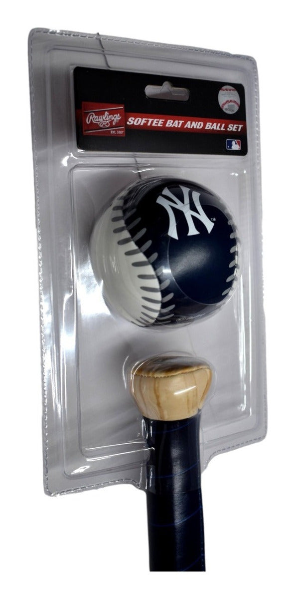 Bat Rawlings De Juguete Con Pelota Los Yankees De Nueva York