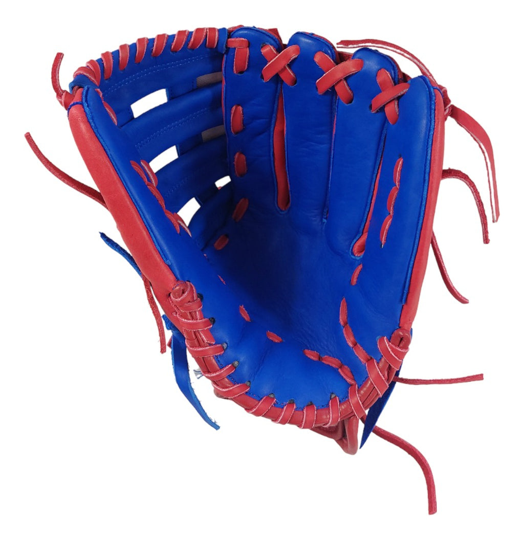 Guante De Beisbol Radach Pro Caja Doble Poste 13in Rojo/azul