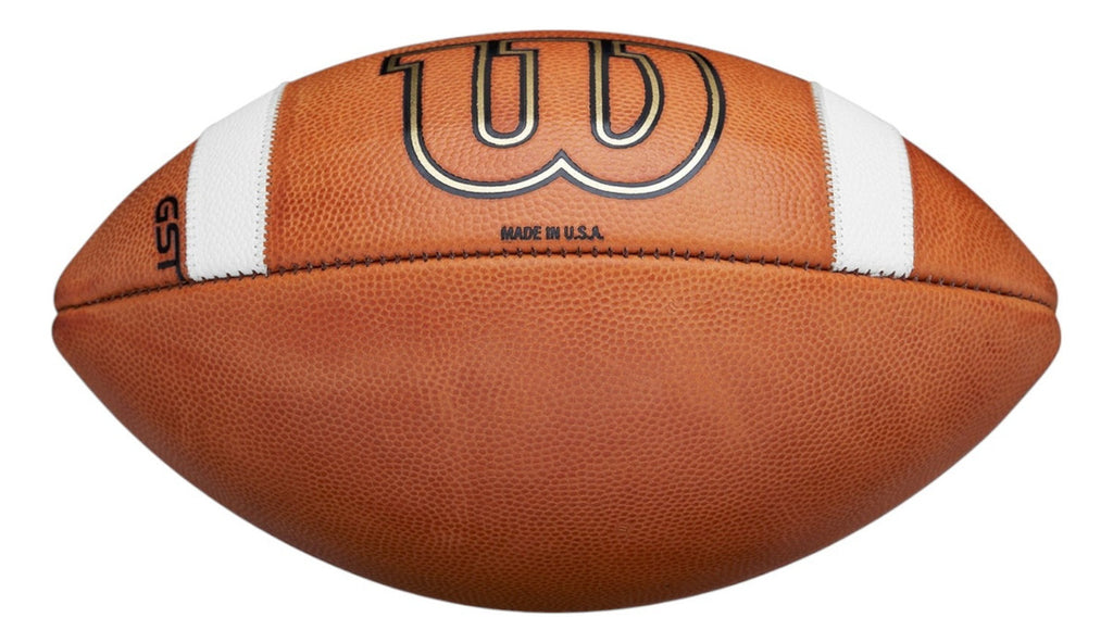 Balon De Futbol Americano Wilson Gst 1003 Piel Natural