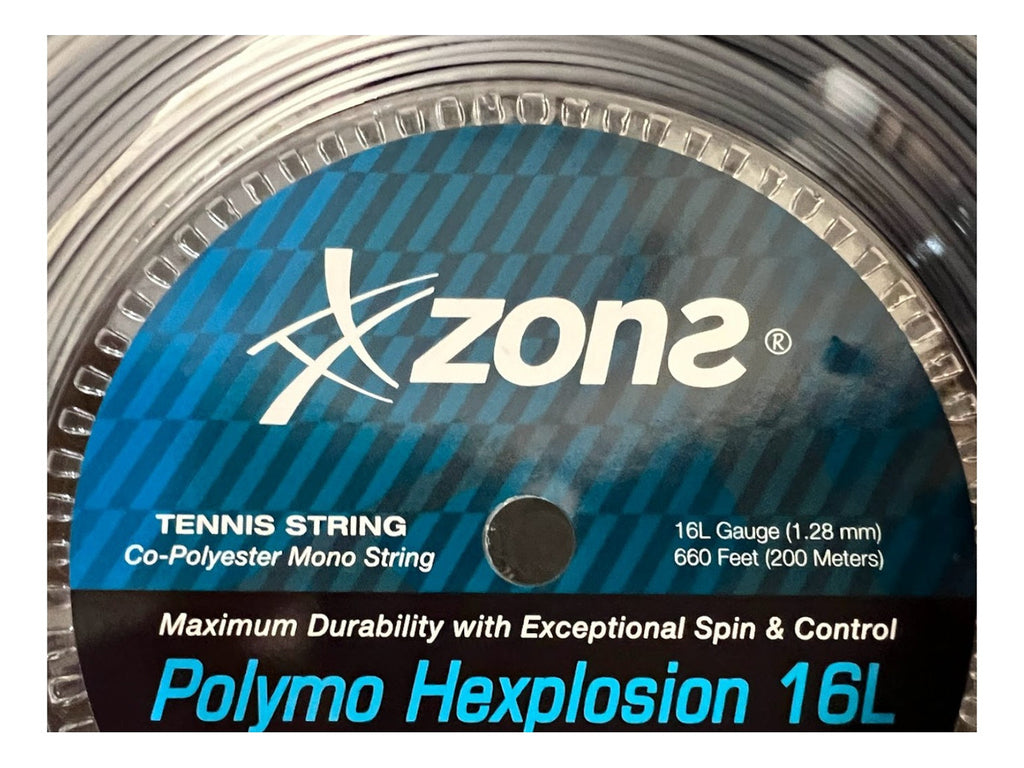 Rollo De Cuerda Zons Polymo Hexplosion Plateado 16l