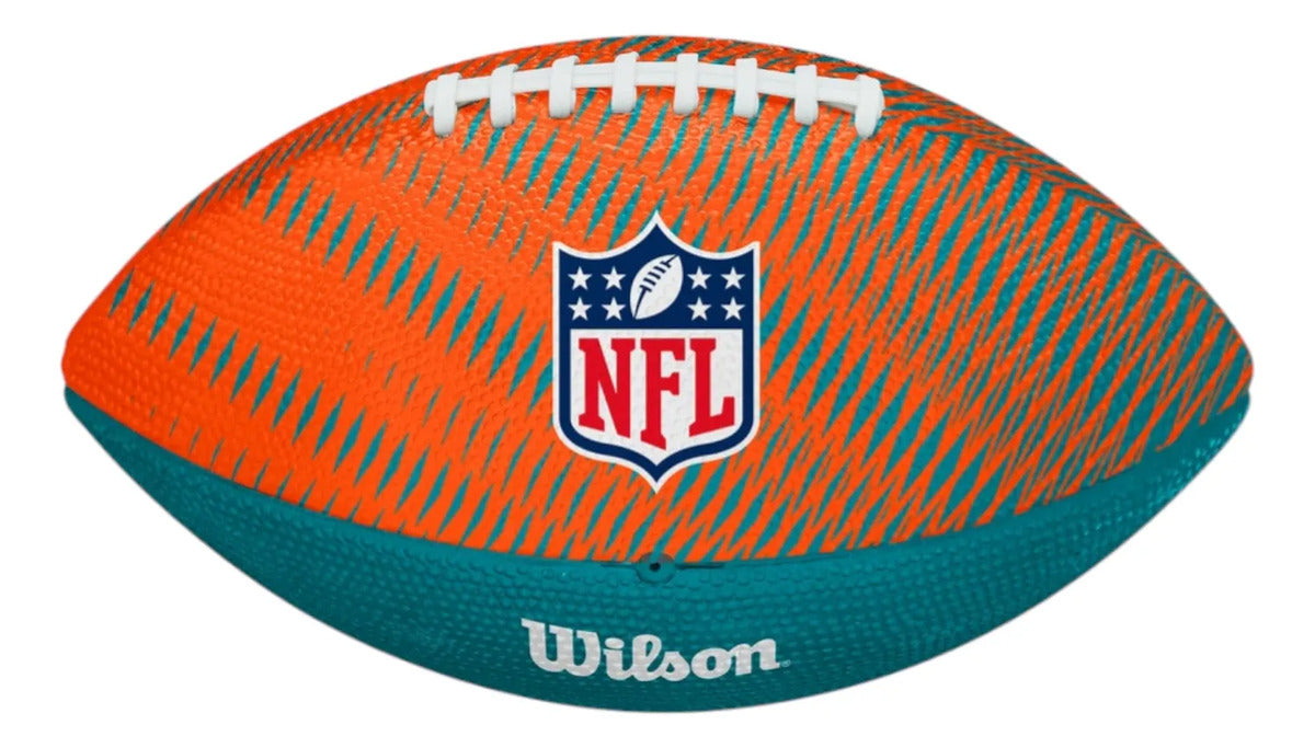 Balon De Futbol Americano Wilson Tailgate Junior Dolphins