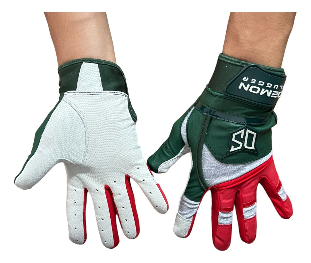 Guantes De Bateo Demon Slugger Ds Heritage Mexico Mediana