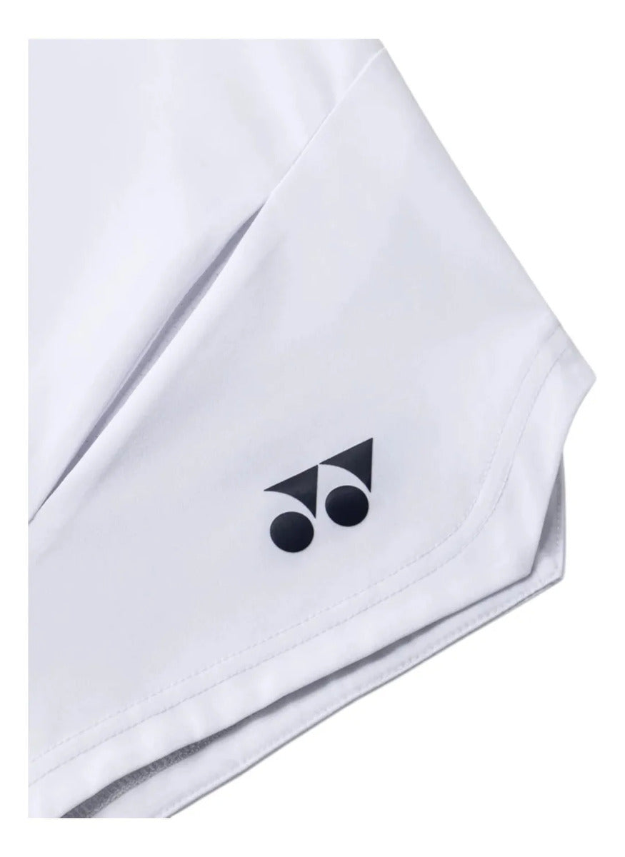 Short Yonex 15236yx Unisex Blanco Tenis Padel