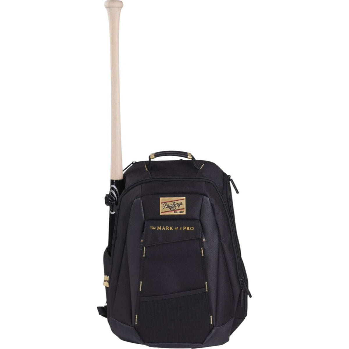 Backpack De Béisbol Rawlings Gold Collection Utility Black
