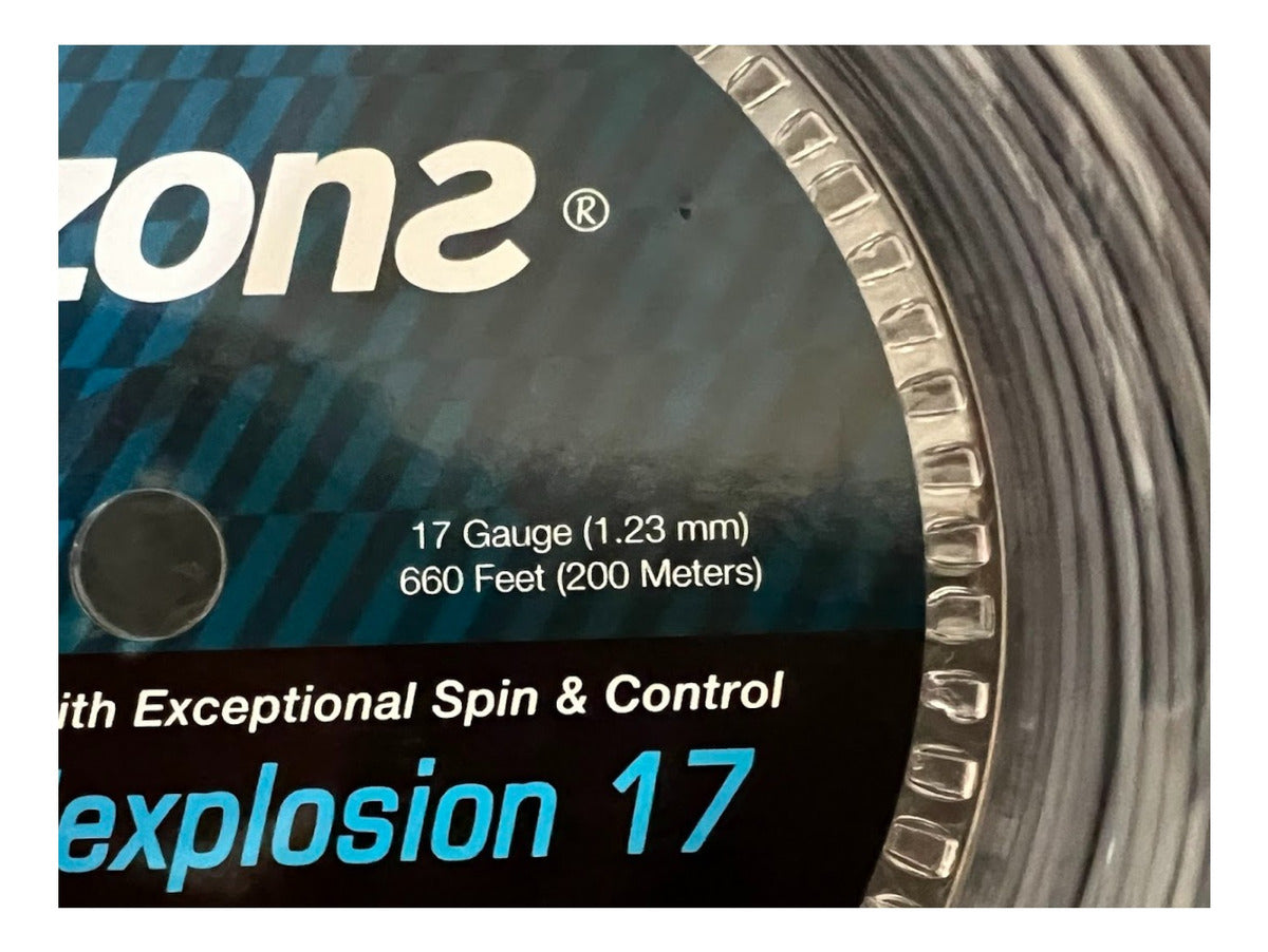 Rollo De Cuerda Zons Polymo Hexplosion Plateado 17