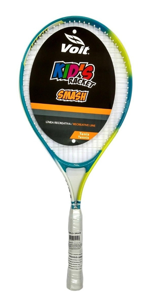 Raqueta Para Tenis Voit Smash Junior 25 Aqua 9 A 10 Años