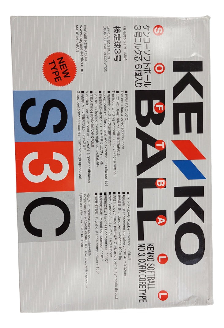 6-pack Pelota De Softbol Kenko S3c