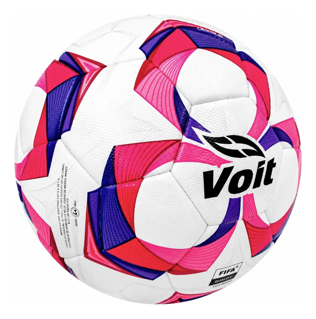 Balón De Fútbol Voit Aereus Rosa 2025 Quality Semipro No. 5