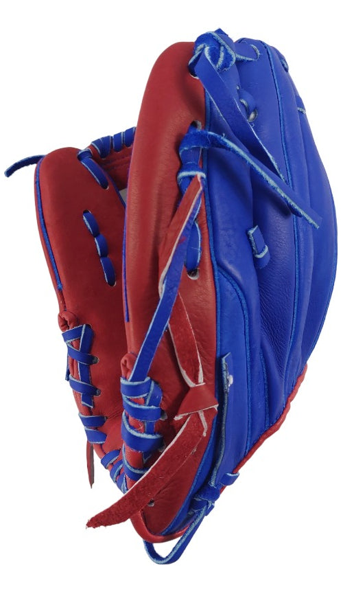 Guante De Beisbol Radach Rookie 11.5in Azul/rojo Caja  I