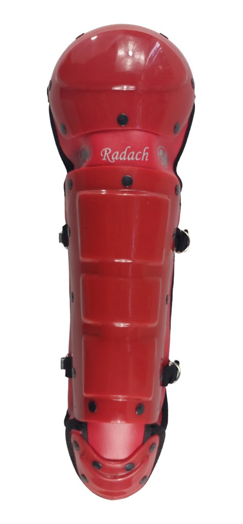 Espinilleras De Béisbol Infantil Color Rojo Radach