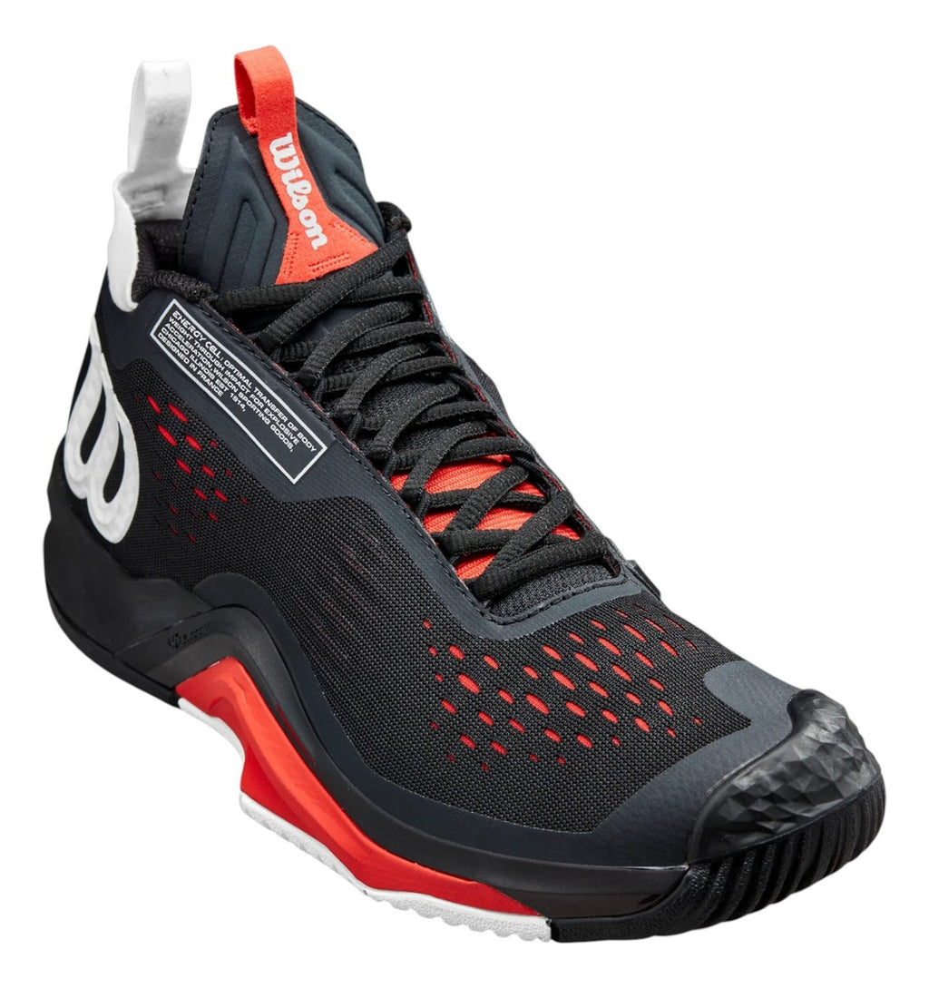 Tenis Wilson Rush Pro Tour Mid Black Red Deportes De Raqueta