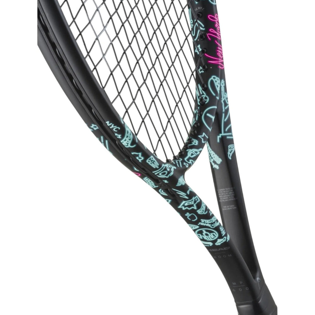 Raqueta Tenis Head Boom Mp Neon Edición Limitada Nyc 3/8