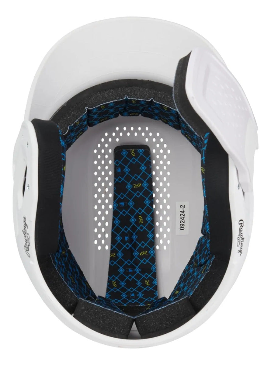Casco Beisbol Rawlings Rx2 Blanco Senior C/protector