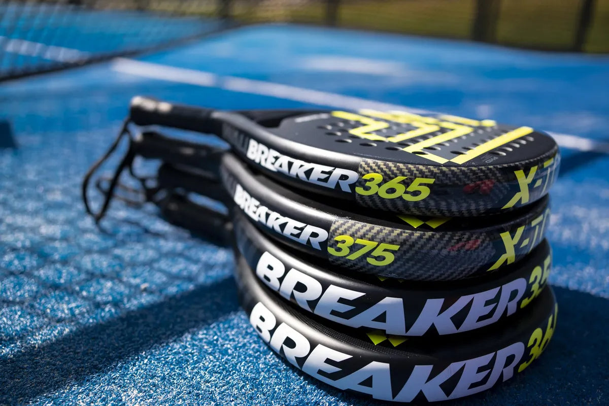 Raqueta Padel Pala Tecnifibre 360g Wallbreaker Grafito Color Amarillo