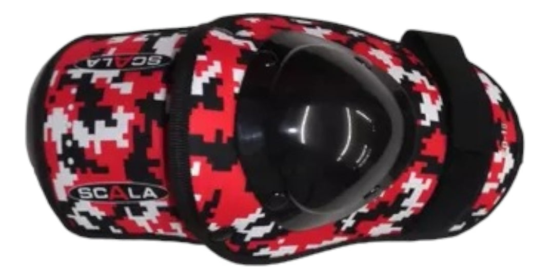 Codera Para Bateador Scala Camu Rojo Infantil