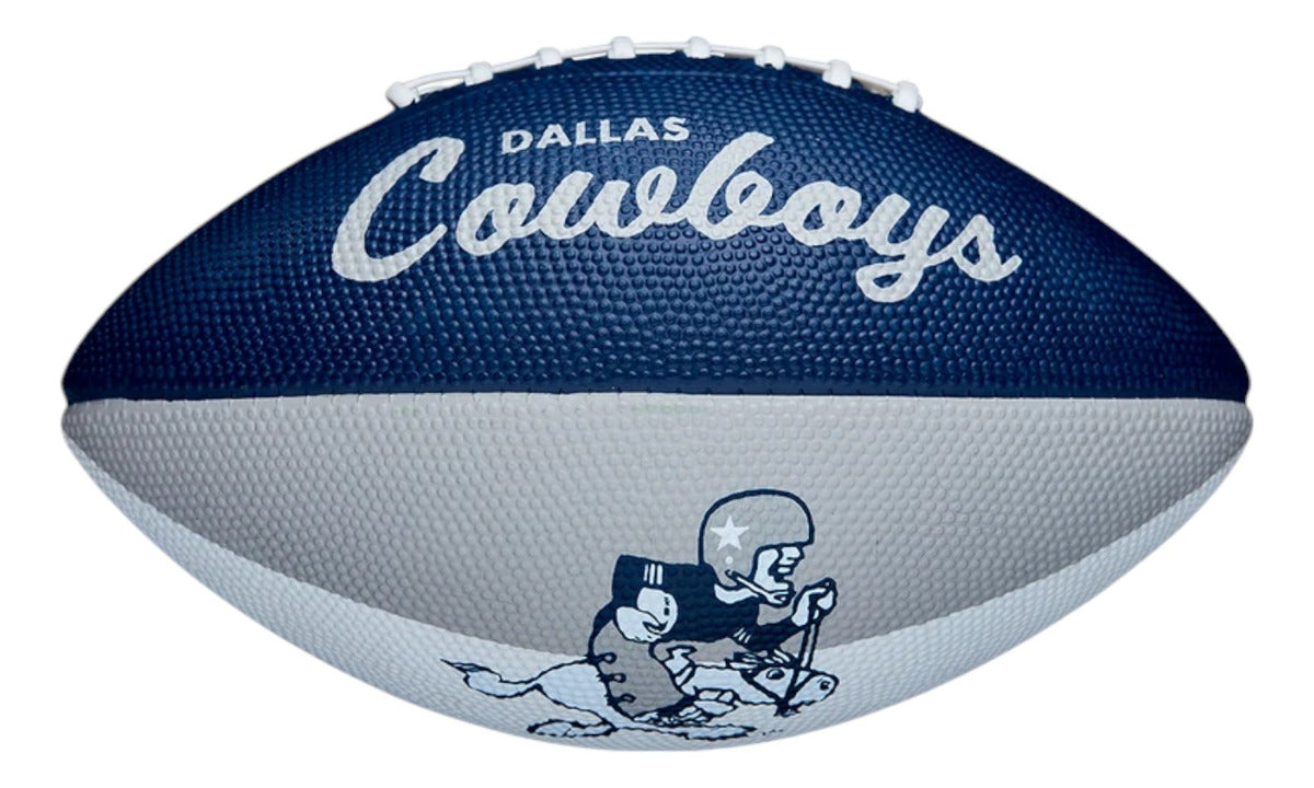 Balon Wilson De Futbol Americano Mini Dallas Retro