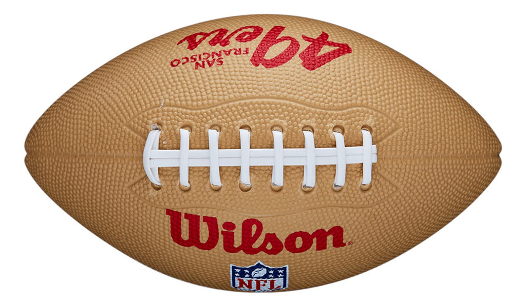 Balon Wilson De Futbol Americano Mini 49ers Retro