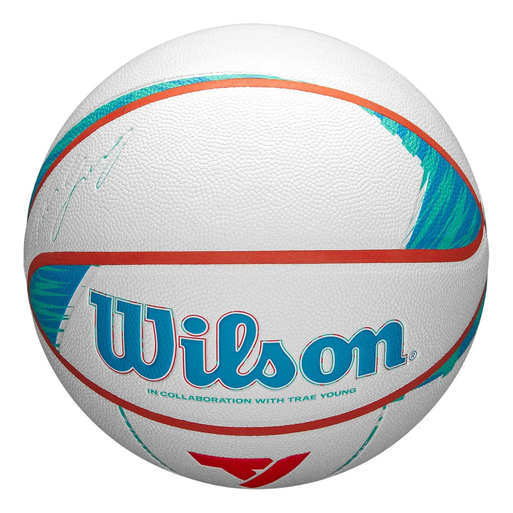 Balón De Basquetbol Wilson X Trae Young No. 7 Blanco
