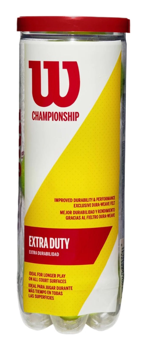 Pelota De Tenis Wilson Championship Nivel Del Mar C/3