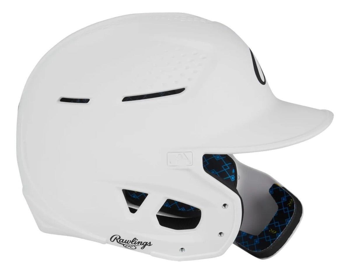 Casco Beisbol Rawlings Rx2 Blanco Senior C/protector