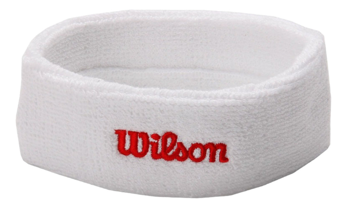 Bandana Deportiva Absorbente Wilson Blanca