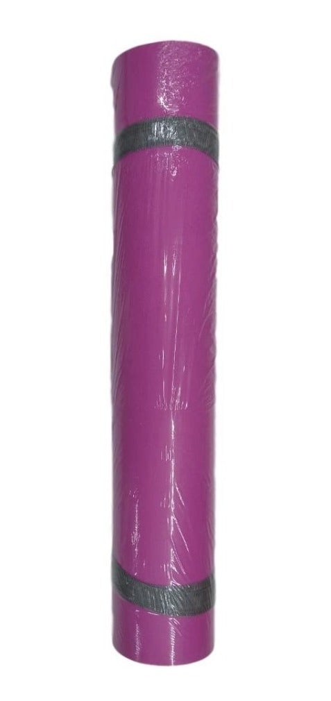 Tapete Mat Deportivo Yoga Rosa 165x64.5cm Grosor 6mm