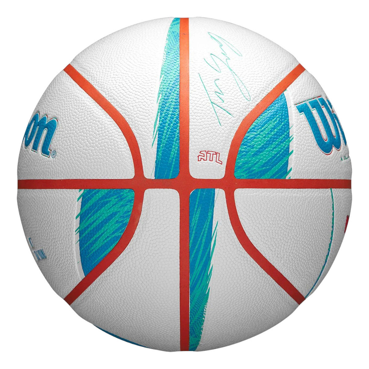 Balón De Basquetbol Wilson X Trae Young No. 7 Blanco