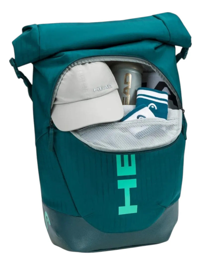 Mochila Head Tour Racqpack Ge Verde Tenis Pádel Para 3 Raq