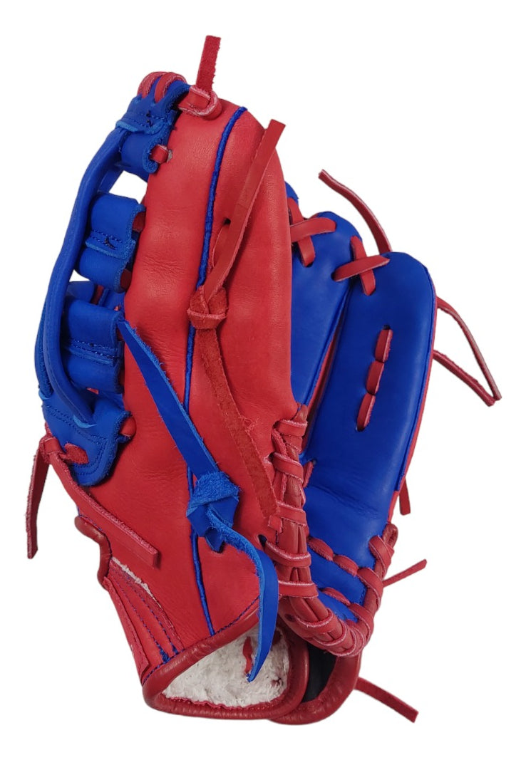 Guante De Beisbol Radach Pro Caja Doble Poste 13in Rojo/azul