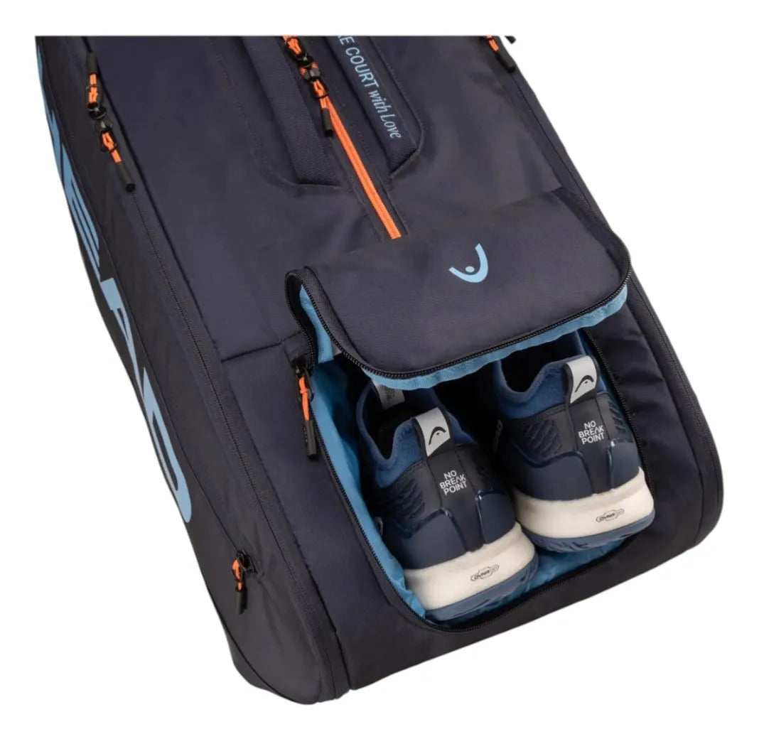 Raquetero Head Pro Xl Jannik Sinner Para 12 Raq Navy Premium