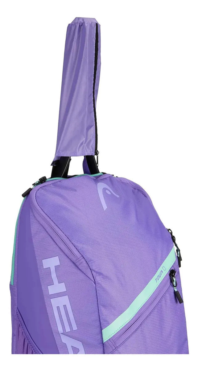 Backpack Mochila Head Tour 25l Purple Para Tenis Pádel