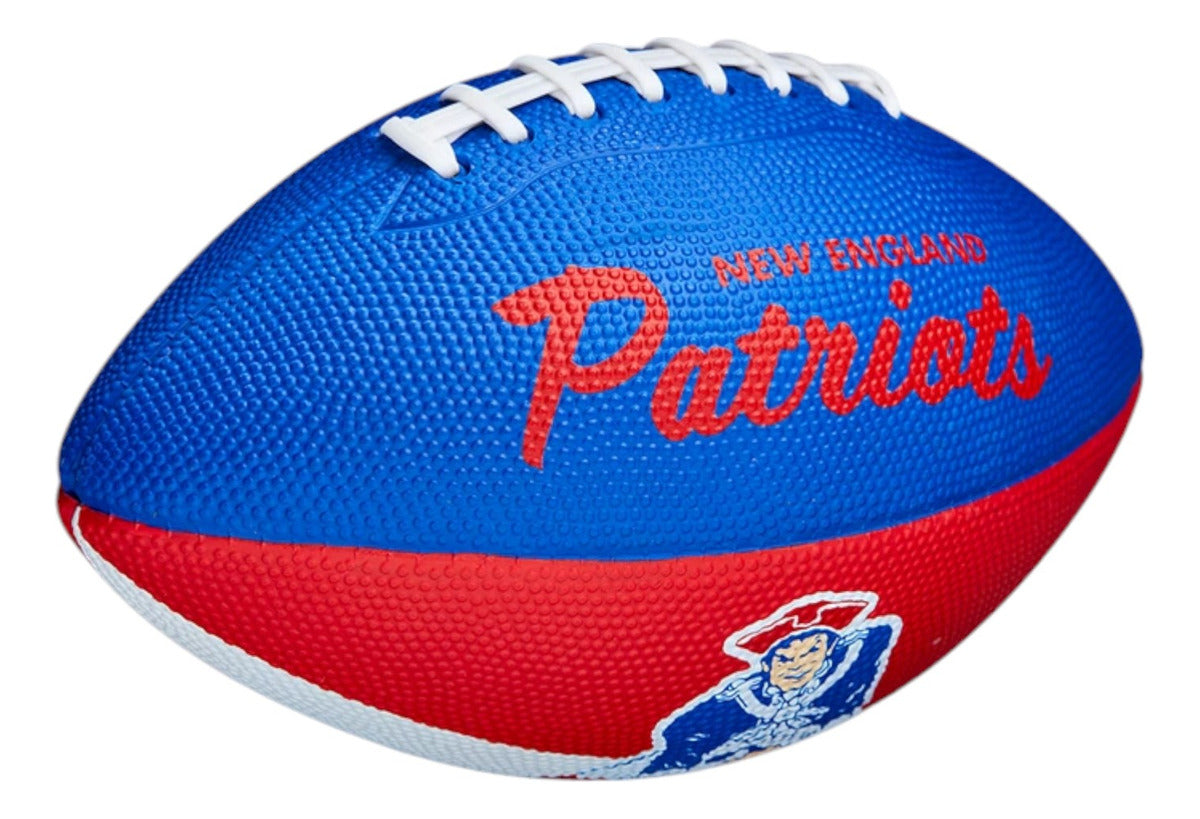 Balon Wilson De Futbol Americano Mini Patriotas Retro