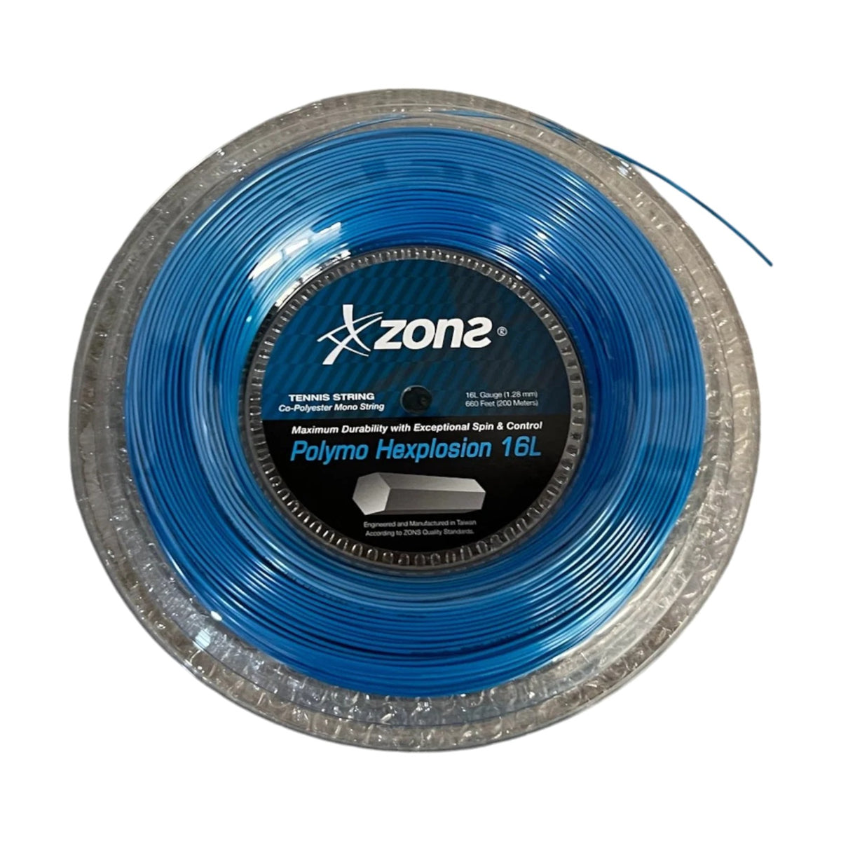 Rollo De Cuerda Zons Polymo Hexplosion Sky Blue 16l