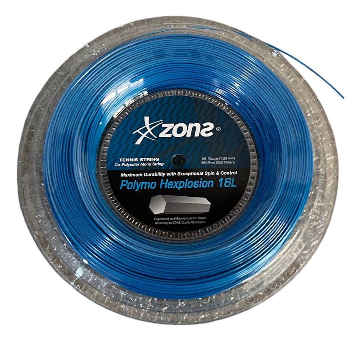 Rollo De Cuerda Zons Polymo Hexplosion Sky Blue 16l