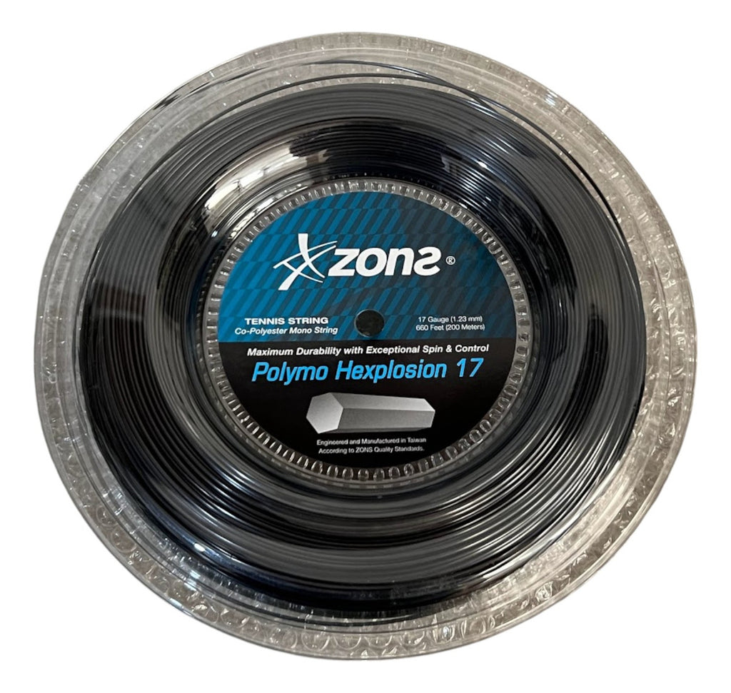 Rollo De Cuerda Zons Polymo Hexplosion Black 17