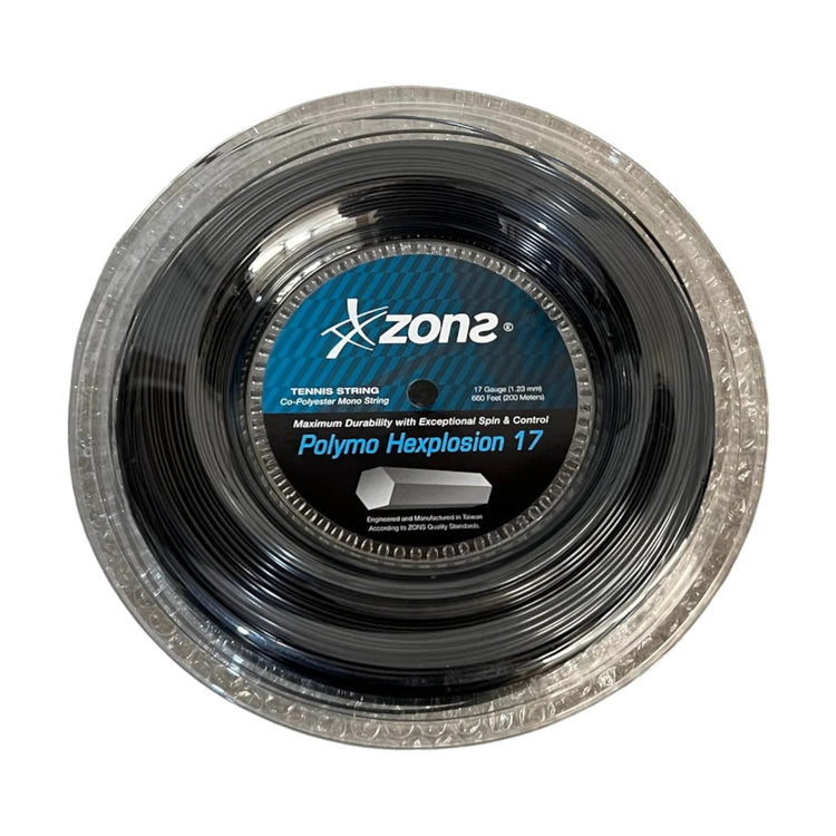 Rollo De Cuerda Zons Polymo Hexplosion Black 17