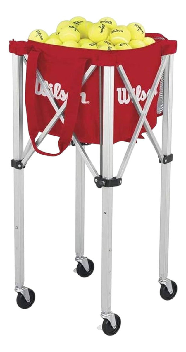 Carrito Canasto Wilson Para 150 Pelotas De Tenis O Padel