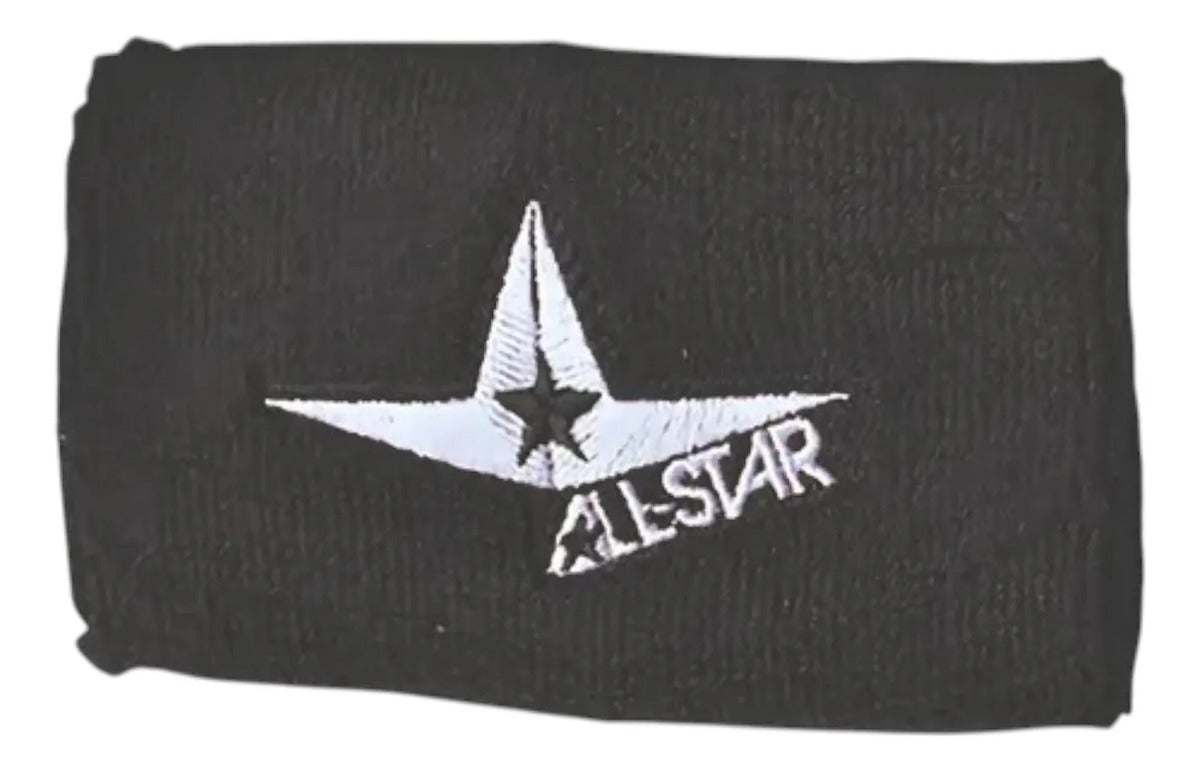 Muñequeras All Star 5 Pulgadas Beisbol Softbol Negro