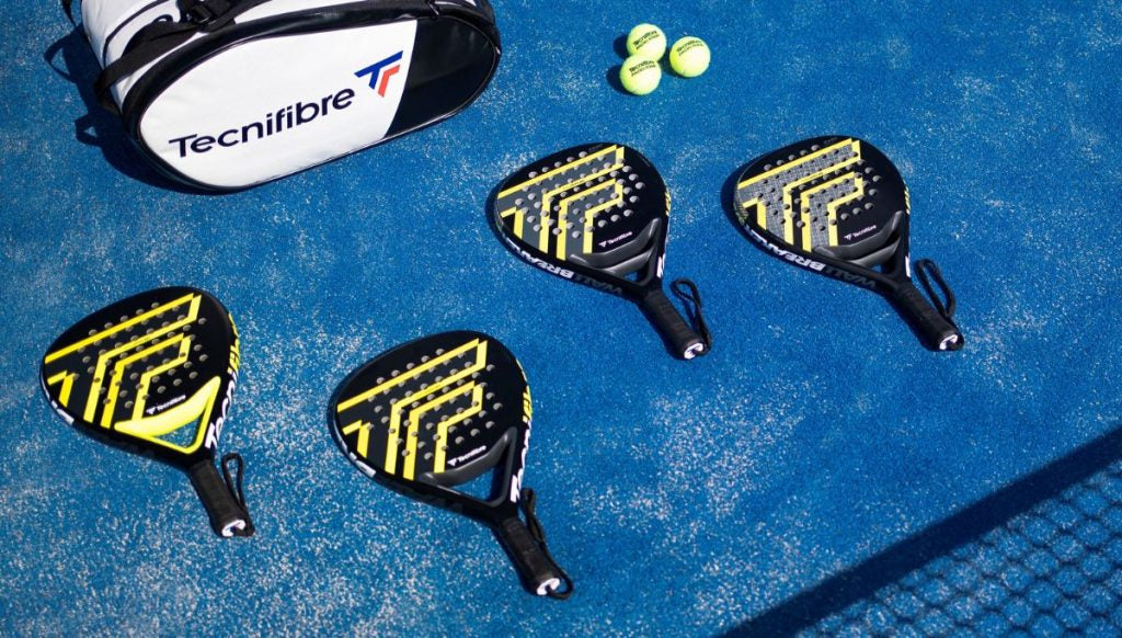 Raqueta Padel Pala Tecnifibre 360g Wallbreaker Grafito Color Amarillo