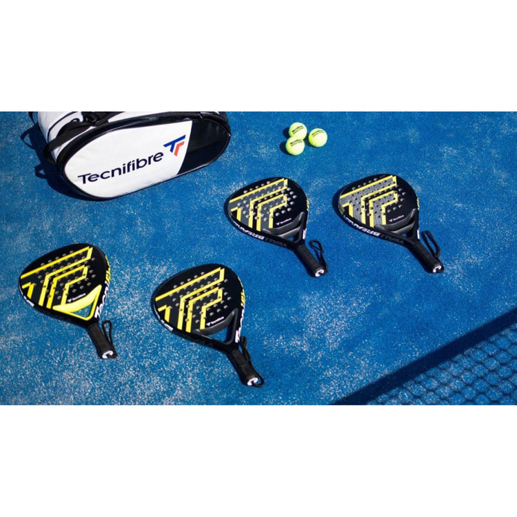 Raqueta Padel Pala Tecnifibre 360g Wallbreaker Grafito Color Amarillo