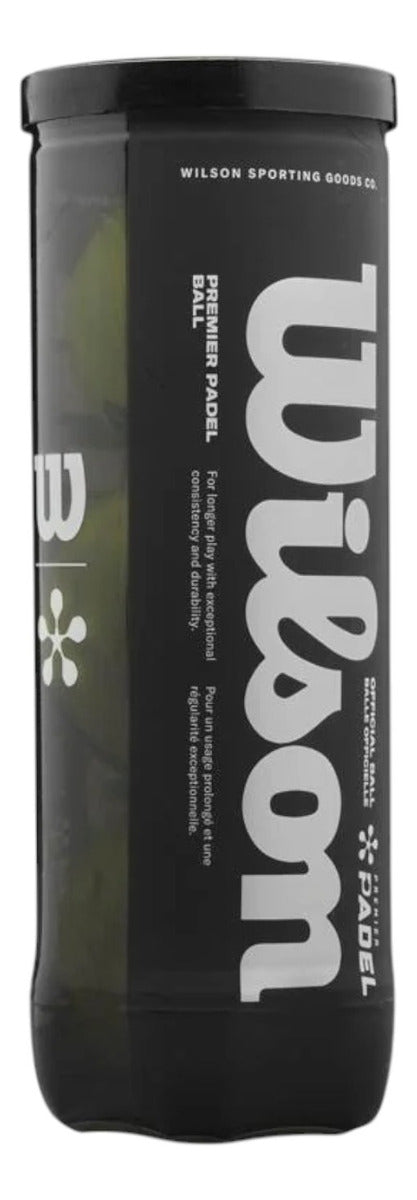 Pelota De Padel Wilson Premiar Padel Bote C/3 C/envio