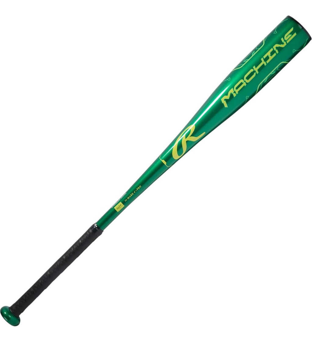 Bat De Béisbol Rawlings Machine Usa (-10) 29 Aluminio Verde