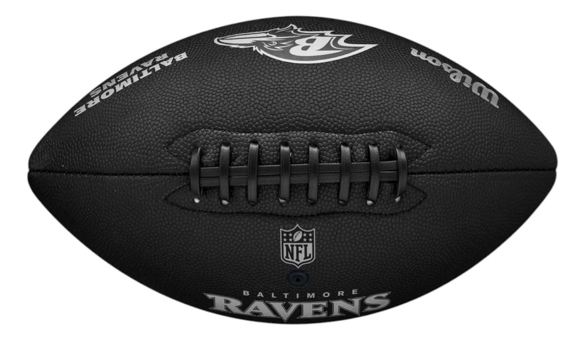 Balon De Futbol Americano Wilson Team Metalli Premium Ravens