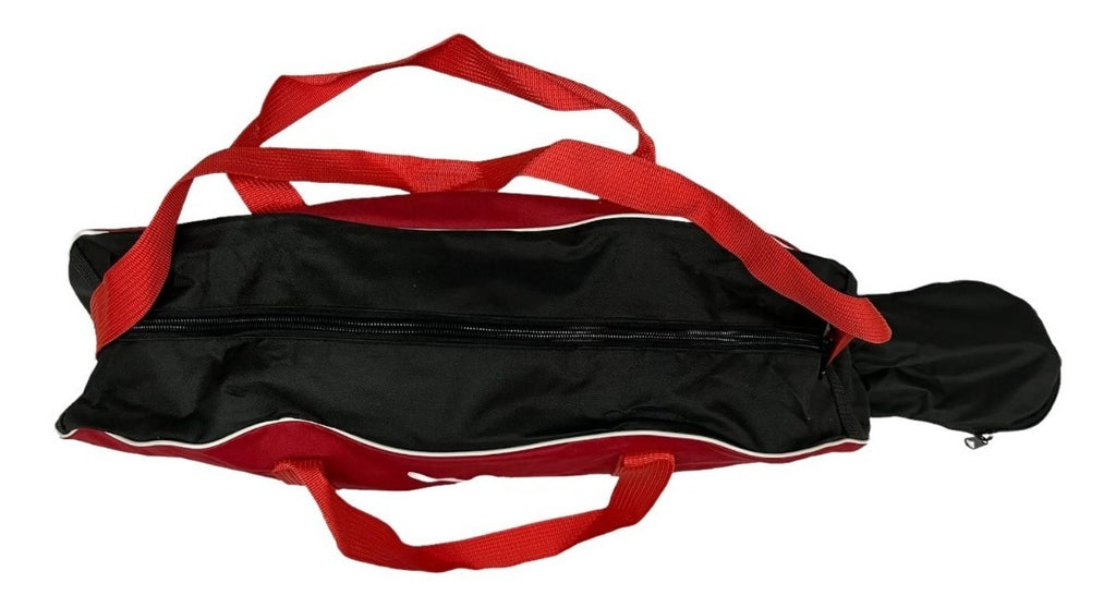 Maleta Batera Beisbol Softbol Radach Tote Personal Rojo Negr