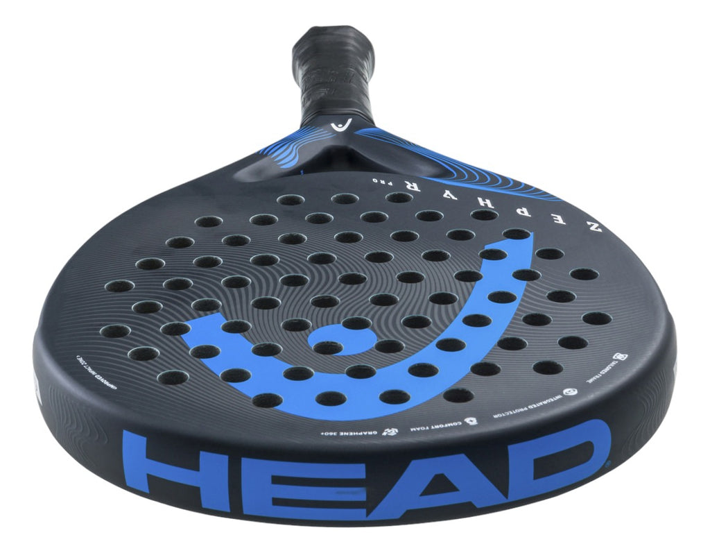 Pala De Padel Head Zephyr Pro 2023 365gr Black Blue