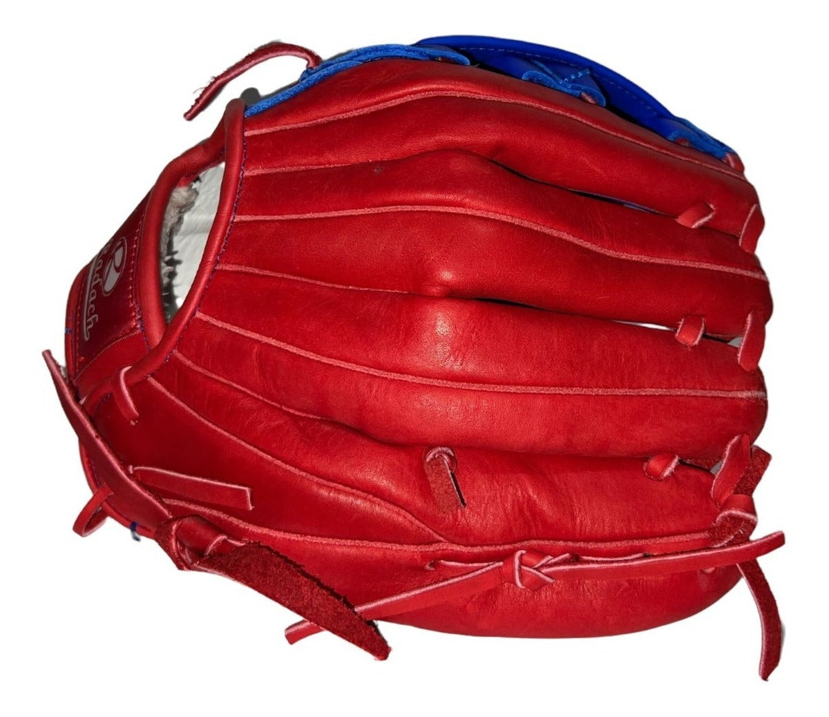Guante De Beisbol Radach Pro Cuadro 11.75in Rojo Azul Zurdo