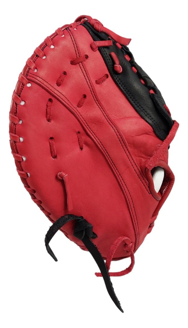 Guante De Beisbol Radach Pro Primera Base 12.75 Rojo Negro