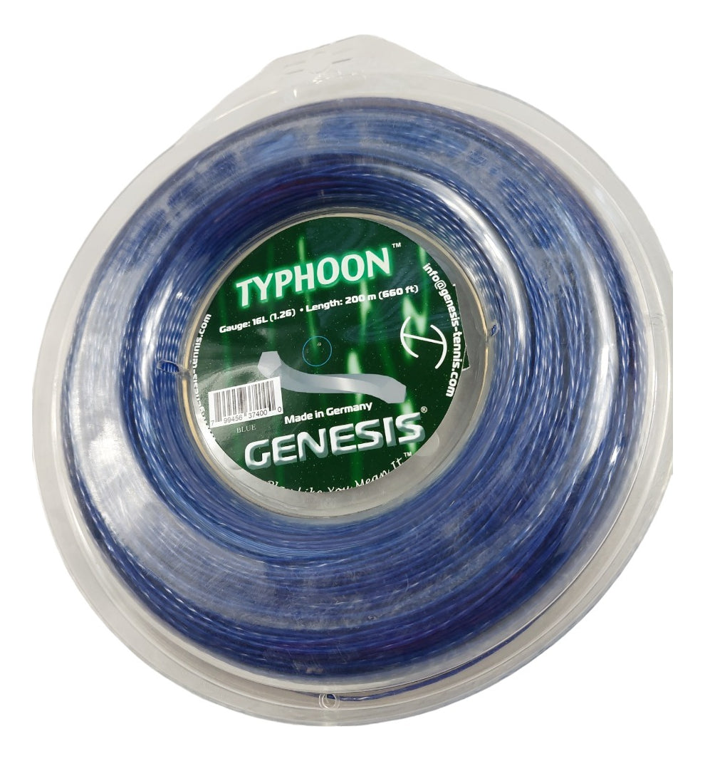 Cuerda Para Raqueta Genesis Typhoon Rollo 200 Mts