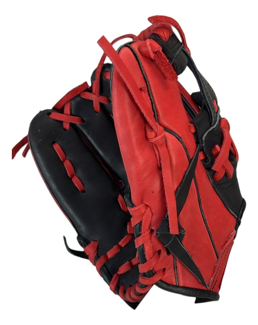 Guante De Beisbol Zurdo Radach Pro 11.5in Rojo / Negro